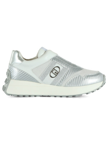 ARGENTO | Sneakers slip LOLO 21 con placca logo