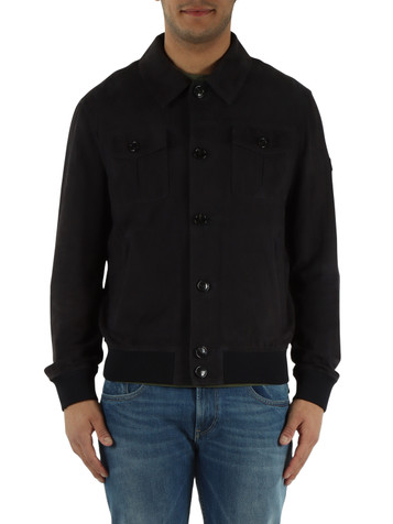 BLU SCURO | Giacca in pelle DESTINY SUEDE 02