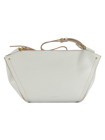 PANNA | Borsa a spalla in pelle martellata BLOOM