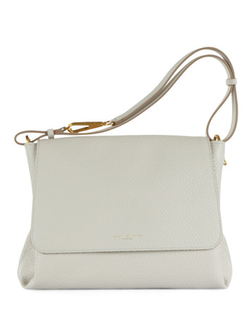 PANNA | Borsa a spalla in pelle martellata CECILE Medium