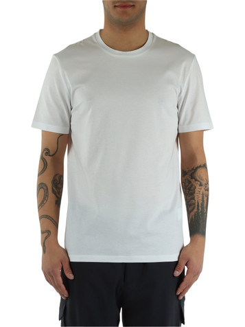 BIANCO | T-shirt slim fit in cotone mercerizzato