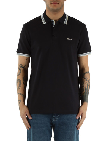 BLU SCURO | Polo regular fit in cotone piquet