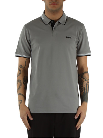 GRIGIO | Polo slim fit in cotone stretch