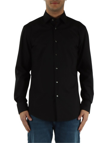 NERO | Camicia slim fit Easy Iron in cotone stretch