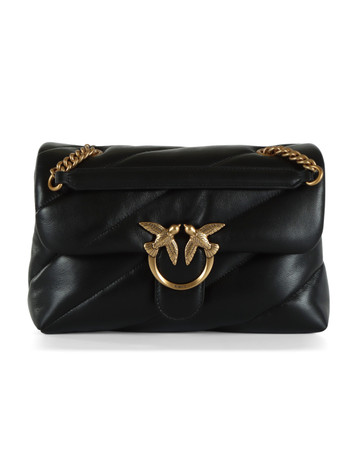 NERO | Borsa a spalla in pelle trapuntata LOVE PUFF CLASSIC CL.