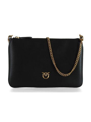 NERO | Pochette in pelle FLAT CLASSIC