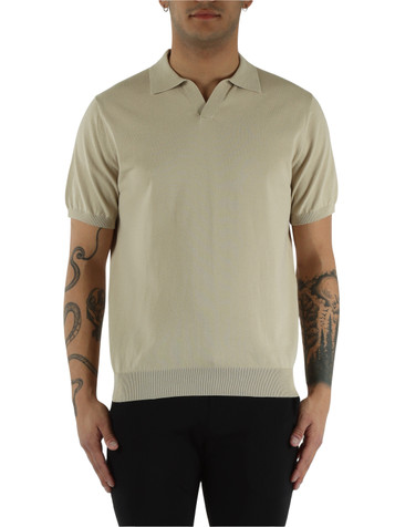 BEIGE | Polo derby in maglina Fresh Cotton