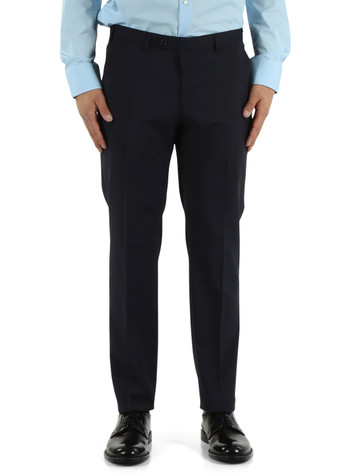 BLU SCURO | MOVE: Pantalone extra slim in misto lana vergine NOAH