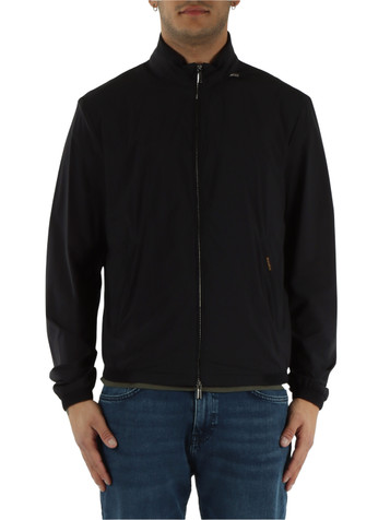 BLU SCURO | Giubbino in tessuto bielastico idrorepellente GIOVE-AC