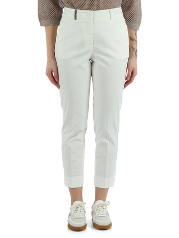 PANNA | Pantalone slim fit in cotone stretch