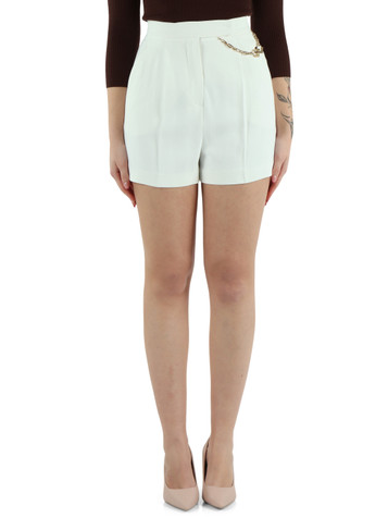 OFF WHITE | Shorts in gabardina di viscosa