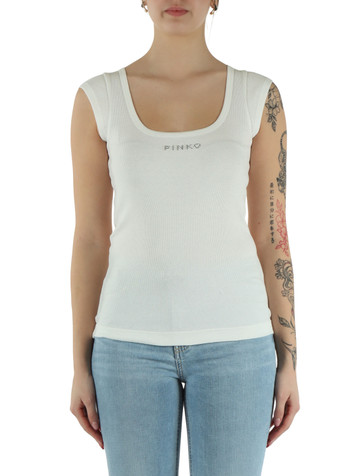 OFF WHITE | Top a costine TENACE