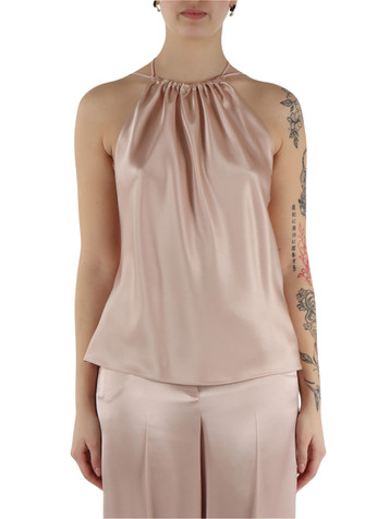 ROSA CHIARO | Top in satin CAROTA