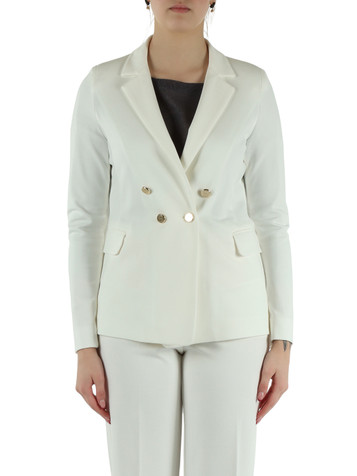 OFF WHITE | Giacca doppiopetto punto Milano EGOISTA