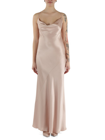 CIPRIA | Abito lungo in satin FARRO