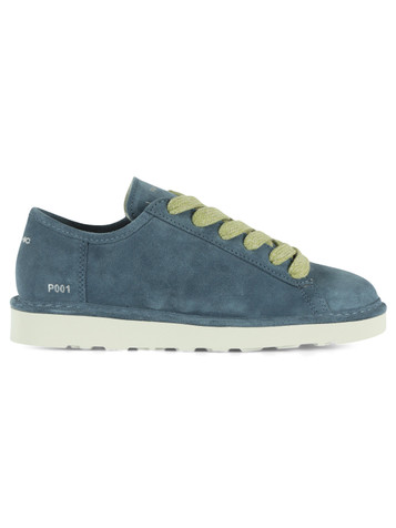 BLU CHIARO | Scarpe stringate in suede P001