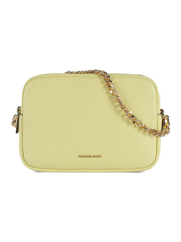 GIALLO CHIARO | Camera bag in pelle martellata BRYANT Medium