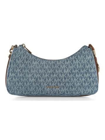 AZZURRO | Pochette NOLITA in denim stampa logo