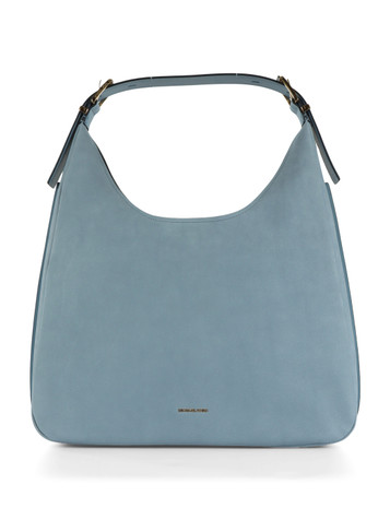 AZZURRO | Borsa a spalla in nabuk NOLITA Large