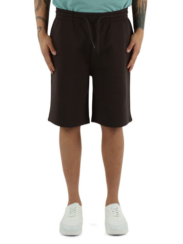 MARRONE | Pantaloncini sportivi AWAKE in misto cotone