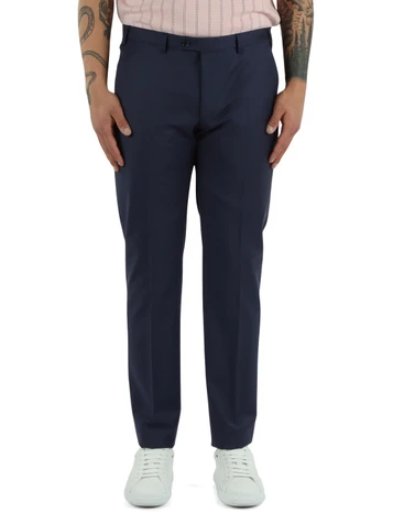 BLU | Pantalone FRANCO Ceremony slim fit in misto lana vergine
