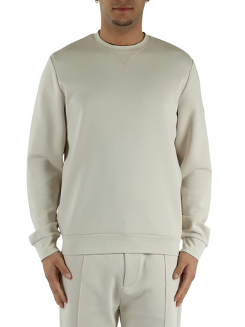BEIGE | Felpa in misto cotone Supima HE1420006
