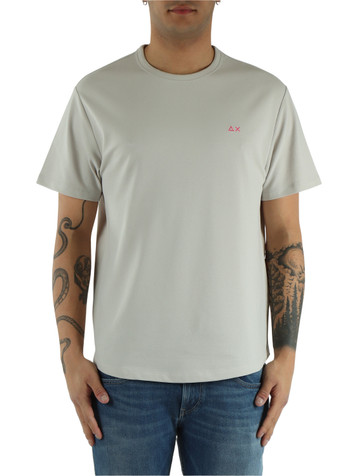GRIGIO CHIARO | T-shirt in cotone piquet stretch