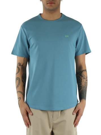 AZZURRO | T-shirt in cotone piquet stretch