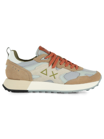 BEIGE | Sneakers in pelle e tessuto JAKI OUTDOOR