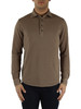 ARGILLA | Polo manica lunga in cotone piquet