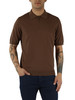 MARRONE | Polo in maglina di cotone