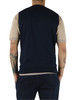 BLU SCURO | Gilet collo a V in cotone