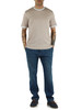 CIPRIA | T-shirt in cotone Giza con inserti a contrasto