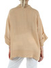BEIGE | Blusa ampia in lino garzato
