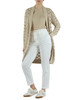 BEIGE | Maxi cardigan in lino, cotone e seta