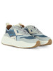 AZZURRO | SMITH X: Sneakers HORIZON con inserti in pelle