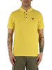 GIALLO | Polo regular fit in cotone piquet con ricamo logo