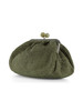 VERDE | Borsa Pasticcino media effetto rafia FORTUNA
