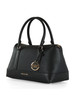 SCHWARZ | ANDIE Medium Handtasche aus genarbtem Leder