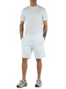 BIANCO | T-shirt slim fit in cotone con stampa logo