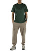 DUNKELGRÜN | Regular Fit T-Shirt aus Modal-Mischung