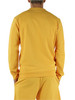 GIALLO | Felpa slim fit in cotone garzato con stampa logo