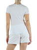 BIANCO | T-shirt in misto cotone e modal con micro borchie