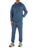 BLU CHIARO | Tuta sportiva regular fit in cotone garzato