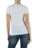 BIANCO | T-shirt slim fit in cotone stretch con ricamo logo