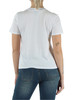 BIANCO | T-shirt regular boxy in cotone con ricamo logo