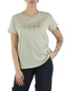 BEIGE | Boyfriend-T-Shirt aus Baumwolle mit Logodruck