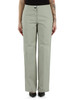 VERDE CHIARO | Pantalone in cotone dalla linea dritta