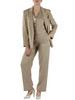 BEIGE | Pantalone gamba larga in envers satin