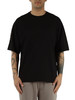 NERO | T-shirt in misto cotone e modal con inserti a contrasto
